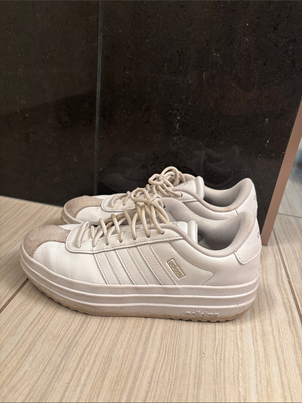 adidas Women's White Platform Sneakers